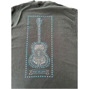 House of Blues New Orleans T Shirt Mens XL Black Guitar Graphic Music Venue